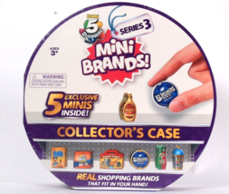 Zuru Surprise Mini Brands Series 3 Collector&#39;s Case With 5 Exclusive Minis - £18.08 GBP