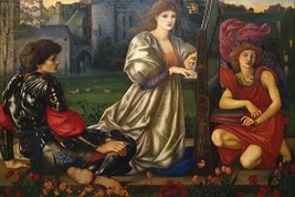 The Love Song by Sir Edward Coley Burne-Jones - Art Print - £17.29 GBP+