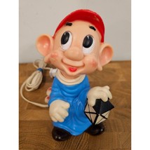 LedraPlastic Walt Disney Dopey Rubber Dwarf Lamp / NightLite Italy - Vintage! - £62.93 GBP