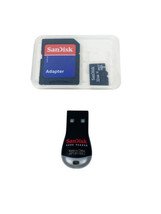 San Disk 32GB Microsdhc Con Adattatore Sd E San Disk Mobileme Usb Lettore - £19.71 GBP