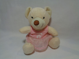 McDonald&#39;s 2006 Build A Bear Workshop Velvet Teddy Pink Ballerina - holed dress - £1.45 GBP