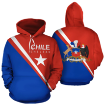 Chile Country Flag Hoodie Adults And Youth - £44.89 GBP