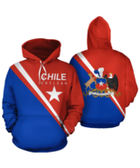 Chile Country Flag Hoodie Adults And Youth - $76.57 CAD