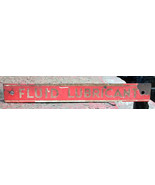Rusty Metal Art Deco Sign FLUID LUBRICANT Vintage Car Auto Body Repair 1... - $101.88 CAD