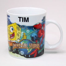 Universal Studios Mug Personalized Tim Spongebob Hulk Schrek Spiderman Cup - $224.76 MXN