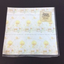 Precious Moments Flat Gift Wrapping Paper 2 Sheets Let Heaven and Nature Sing - £11.19 GBP