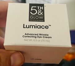 5th &amp; Glow LUMIACE Advanced Wrinkle Correcting Eye Cream (0.5 oz/15ml) NIB! - $38.56