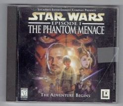 Star Wars Episode 1 The Phantom Menace PC Game Lucas Arts - $14.50