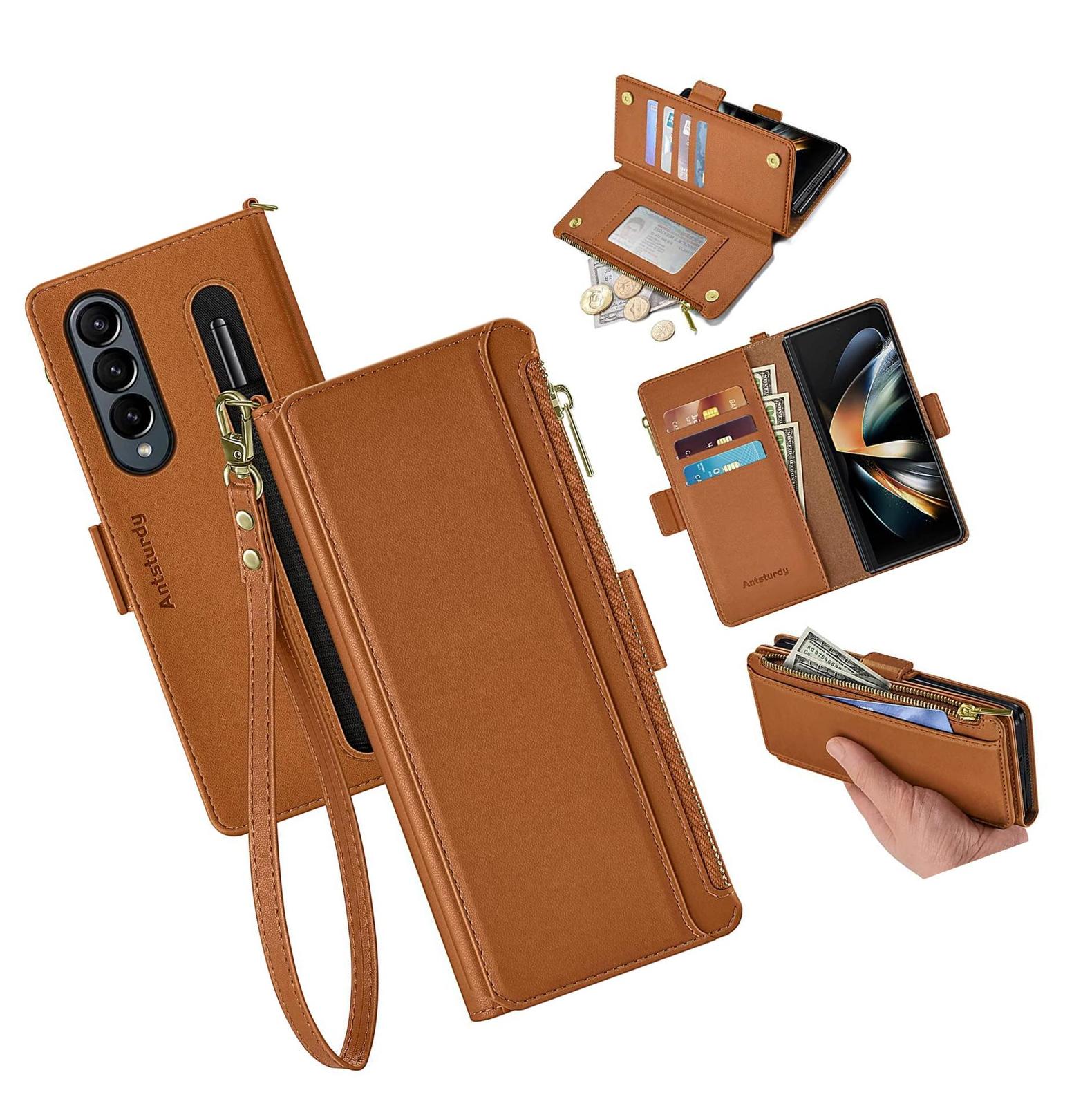 for Samsung Galaxy Z Fold 4 5G Wallet case RFID 7