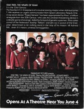 Star Trek II: The Wrath of Khan Promo Program Book with Harve Bennett Autograph - £100.56 GBP