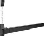IRONWALLS Surface Vertical Rod Panic Bar, Black 27.5” Commercial Door Pu... - $1,285.07 MXN