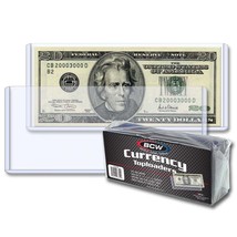50 BCW Currency Topload Holder - Regular Bill - $22.52