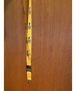 23&quot; Buffalo Wild Wings Yellow Lanyard w/Snap Back *NEW* aaa1 - $14.99