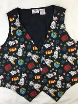 CHRISTMAS DOGS Puppy Dalmatian  VEST SIZE L GUC BY NUTCRACKER - £16.22 GBP