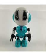 Ditto Voice Activated Mini Talking Robot Lights Sounds Die Cast Metal Bo... - $14.80
