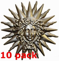 Metal Stampings Sun Goddess Solar Worship Deity Sky STEEL .020&quot; Thicknes... - $36.28