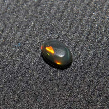 Natural Australian opal 6.25 carat oval cabochon black opal Birthstone Gift - £57.10 GBP