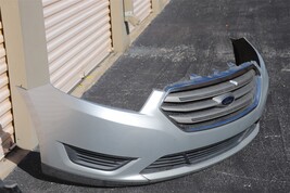 2013-19 Ford Taurus Front Bumper Cover Complete W/ Grill & Trims image 6