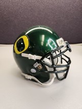 Oregon Ducks Schutt Mini Football Helmet Green With Black Mask White Strap - $20.25