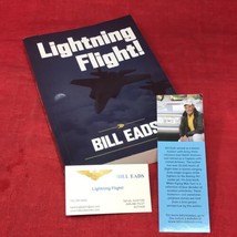 Autographed by Bill Eads LIGHTNING FLIGHT Fiction Book World War III Ter... - £19.10 GBP