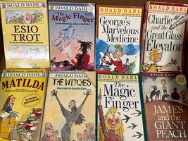 LOT OF 8 Roald Dahl Childrens chapter books paperback Home School Classroom - $16.95 CAD