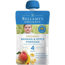 Bellamy&#39;s Organic Banana Apple Porridge 120g - $65.56