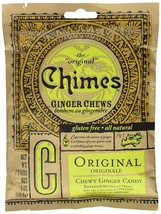 1 Bags, Chimes Original Ginger Chews Candy, 5 Oz (141.8g) - £7.81 GBP