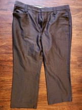 Brown Sheplers Mens Pants Size 40 Pearl Snap Button 1970s vtg country we... - $38.69