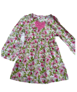 Janie and Jack 4T Green &amp; Pink Floral Swim Cover-Up Dress - £11.40 GBP