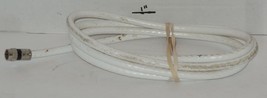 6 Series 18 AWG CATV Coaxial Cable Wire White 5 Feet 7 Inches 5&#39;.7&quot; - $95.75 MXN