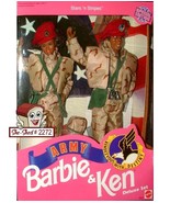 Stars and Stripes AA Army Barbie &amp; Ken Deluxe Set 5627 by Mattel Vintage... - £39.27 GBP
