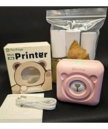 PeriPage Mini A6 Thermal Printer Pictures Labels Receipts Plus 6 Rolls o... - $646.14 MXN