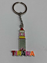 NEW  ALBANIA TIRANA KEY CHAIN PENDANT-METAL-ALBANIA SOUVENIR - $133.61 MXN