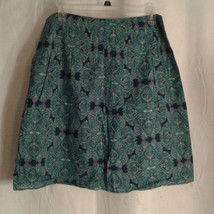 Villager 16 Paisley skirt lined blue NWT a Liz Claiborne Company - £16.92 GBP