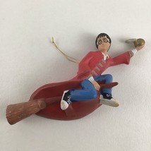Harry Potter Catches Golden Snitch Holiday Ornament Vintage 2000 Warner ... - $18.76
