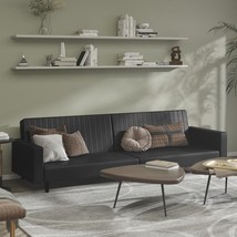  Sofa Bed Black Faux leather, wood, plastic, foam 2-seater - $6,933.55 MXN
