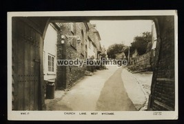 aj0636 - Bucks - Early view of Church Lane in West Wycombe - postcard - £1.99 GBP