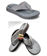 $50 SKECHERS Relaxed Fit Luxe Foam Sargo Playa Bay Flip Flop Sandal-Gray... - £31.35 GBP