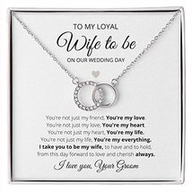 To my LOYAL wife to be on our wedding day - To my bride on our wedding day card  - £59.49 GBP