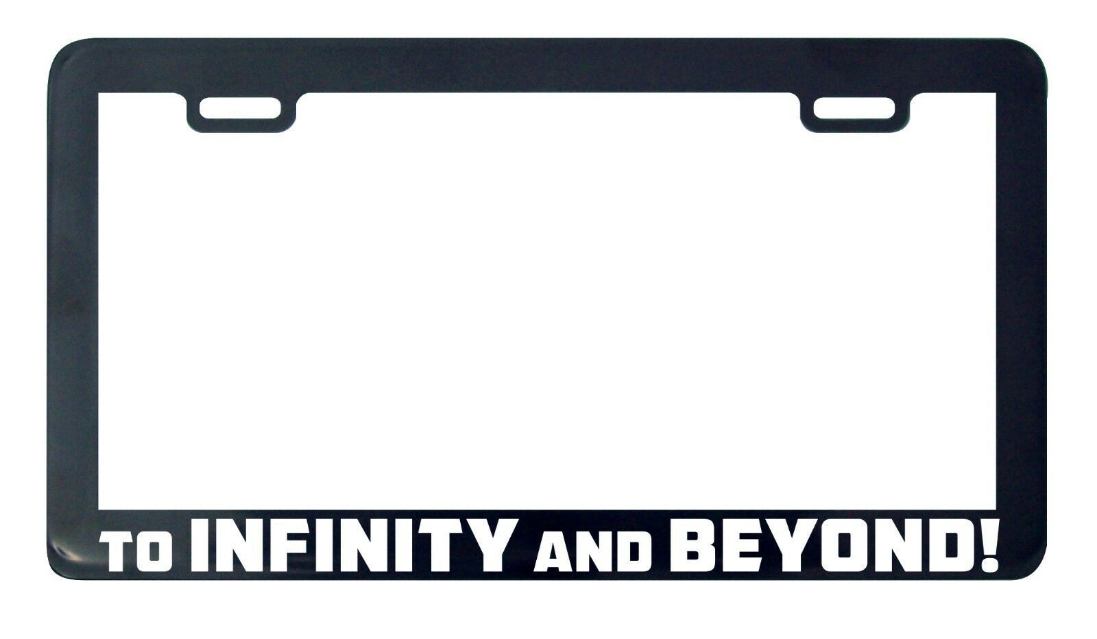 Primary image for To infinity and beyond toy story license plate frame holder tag