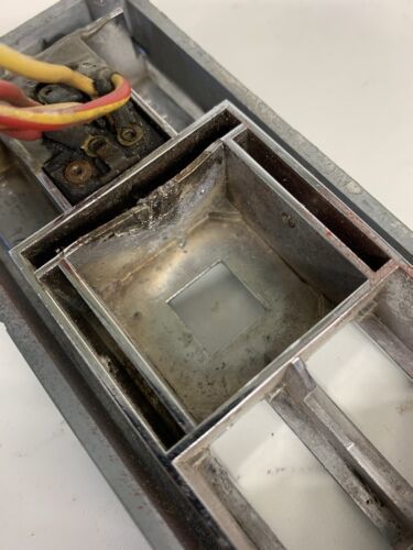 1968-71 Thunderbird 4 DOOR Front Right Passenger Door Switch Bezel Chrome Item image 5