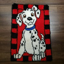 Caron Disney 101 Dalmatians Puppy Dog 20&quot;x 30&quot; Latch Hook Yarn Rug Wall Art - £39.65 GBP