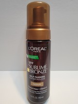 New Loreal Paris Sublime Bronze Hydrating Self Tanning Water Mousse Medi... - £8.76 GBP
