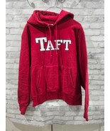 Mens Champion Reverse Weave Taft sweatshirt Pullover M Medium Cotton Red... - $761.39 MXN