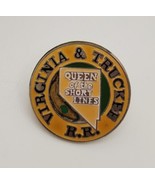 Virginia &amp; Truckee Railroad Queen of the Short Lines Vintage Lapel Hat V... - €12,72 EUR