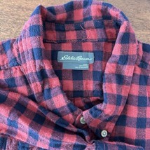 Eddie Bauer Button Up Mens XXL Red Classic Outdoors Lumberjack - £13.00 GBP