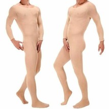 Men&#39;s Full Bodystockings Stretch Bodysuit Penis Sheath Jumpsuit Tights Pantyhose - £11.58 GBP