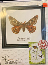 Thea Gouverneur EMPEROR MOTH 562A Counted Cross Stitch Orig.$29.99 NEW 8.3&quot;x8.3&quot; - £23.64 GBP