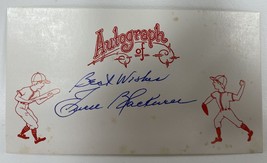 Ewell Blackwell Signed Autographed Baseball 4x6 Signature Card - £11.85 GBP