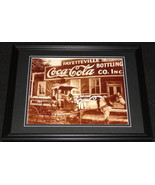 Vintage Coca Cola Fayetteville Bottling Framed 11x14 Poster Display Offi... - £27.24 GBP